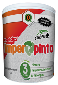 Pintura Imperquimia Espacios Imperpinta Bote 4 l Blanco