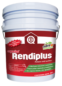 Pintura Imperquimia Espacios Rendiplus Cubeta 19 l Blanco