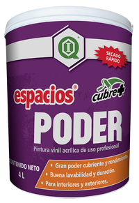 Pintura Imperquimia Espacios Poder Bote 4 l Blanco