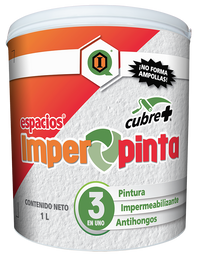 Pintura Imperquimia Espacios Imperpinta Bote 1 l Blanco