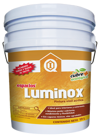 Pintura Imperquimia Espacios Luminox  Cubeta 19 l Blanco