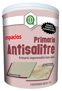 Sellador Antisalitre Imperquimia Espacios 4 Litros para protección contra humedad y salitre en muros