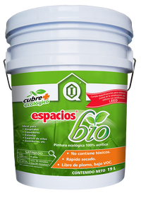 Pintura Imperquimia Espacios BIO Cubeta 19 l Blanco y Tonos Pastel