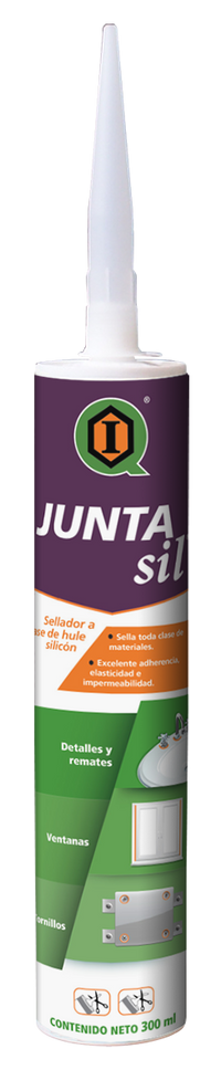 Sellador Imperquimia Juntasil Cartucho 300 ml Transparente