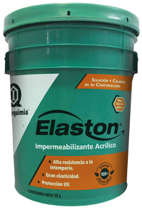Impermeabilizante reflectivo Elaston Ice Imperquimia 19 Litros Blanco para techos y azoteas