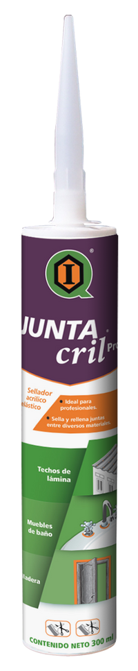 Sellador Imperquimia Juntacril Pro Cartucho 300 ml Gris