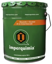 Impermeabilizante Imperquimia Impercoat Cemento N Cubeta 19 l Negro