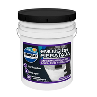 Impermeabilizante asfáltico base agua IMPAC Emulsión Fibratada