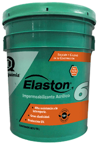 impermeabilizante elaston 6 años 19 litros blanco imperquimia