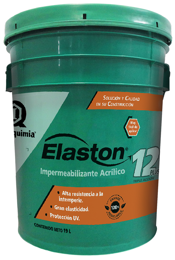 impermeabilizante elaston plus 12 años rojo 19 litros