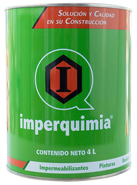 Pintura Base Aceite Anticorrosiva ESPACIOS ESMALTE 1/2 HORA Blanco 4 L Imperquimia