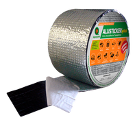 Cinta Tapagoteras Autoadherible ALUSTICKER PLUS 10 cm x 10 m x 1.5 mm Imperquimia